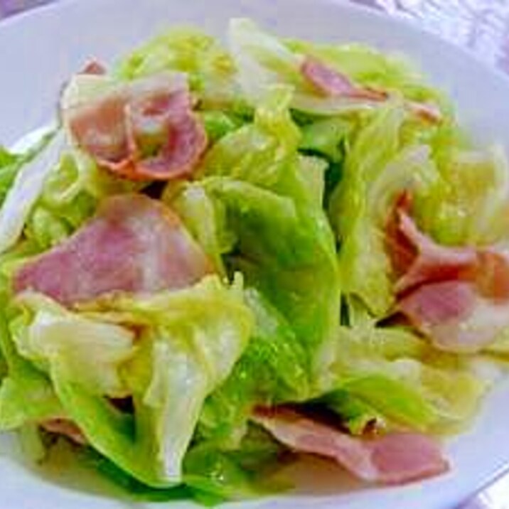 簡単料理 ベーコンと春キャベツの炒め物 レシピ 作り方 By 手作り大好き さくら 楽天レシピ